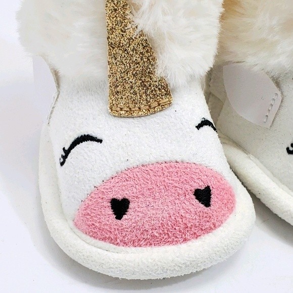 Baby Unicorn Booties 0-3 months - Picture 4 of 8